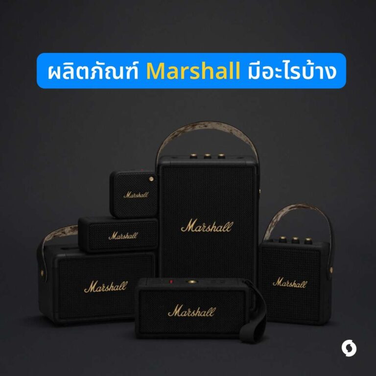 ผลิตภัณฑ์ Marshall มีอะไรบ้าง