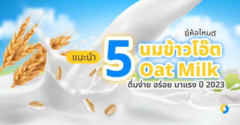 แนะนำ 5 นมข้าวโอ๊ต Oat Milk ยี่ห้อไหนดี ดื่มง่าย อร่อย มาแรง ปี 2023