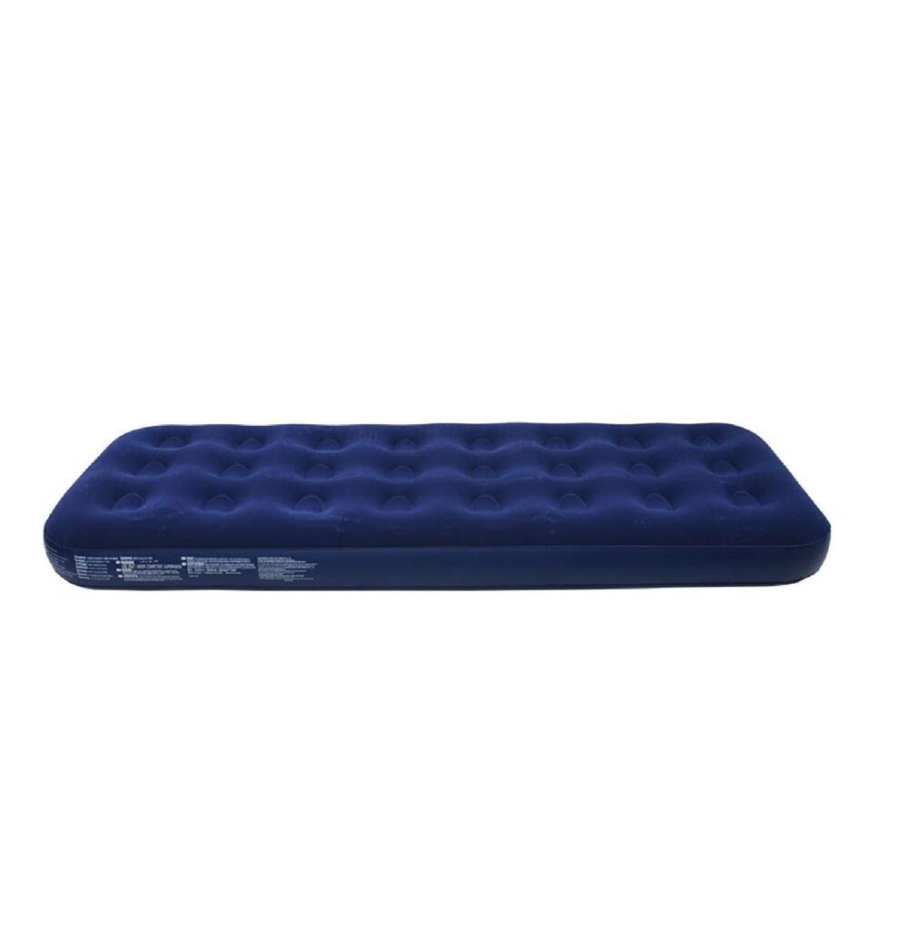 GALAXY SINGLE SIZE FLOCKED COIL BEAM AIR BED