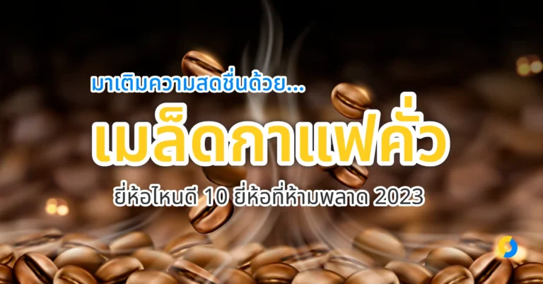 มาเติมความสดชื่นด้วยเมล็ดกาแฟคั่ว ยี่ห้อไหนดี 10 ยี่ห้อที่ห้ามพลาด 2023!