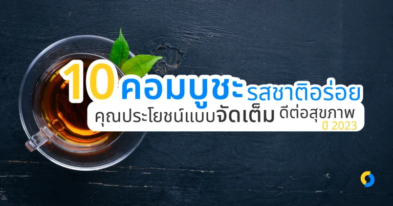 10 คอมบูชะ รสชาติอร่อย คุณประโยชน์แบบจัดเต็ม ดีต่อสุขภาพ ปี 2023