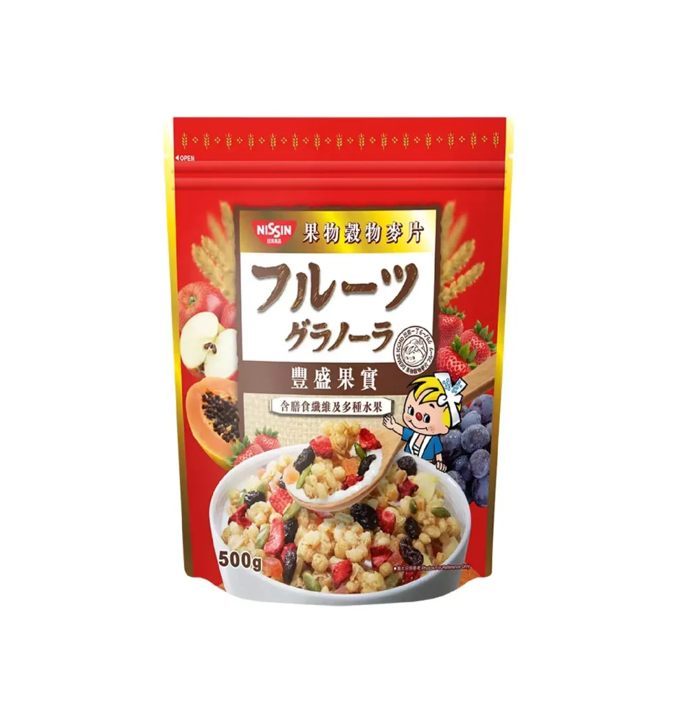 Nissin Fruit Granola 500g.