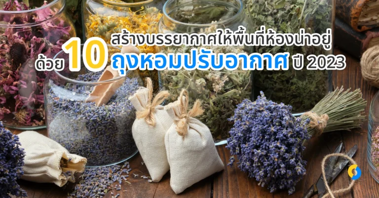 สร้างบรรยากาศให้พื้นที่ห้องน่าอยู่ ด้วย 10 ถุงหอม ปรับอากาศ ปี 2023!