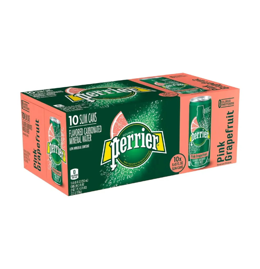 Perrier Pink Grapefruit Can 250ml.