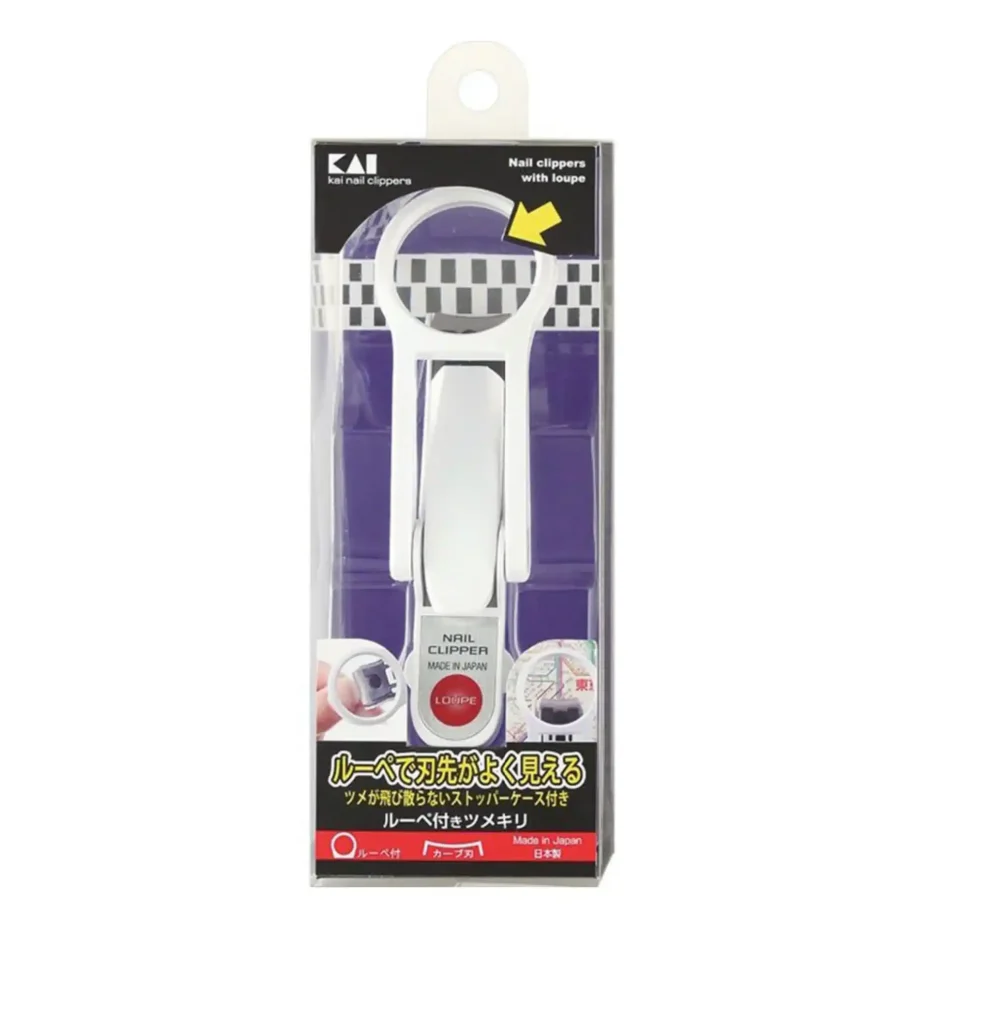 KAI NAIL CLIPPER WITH LOUPE