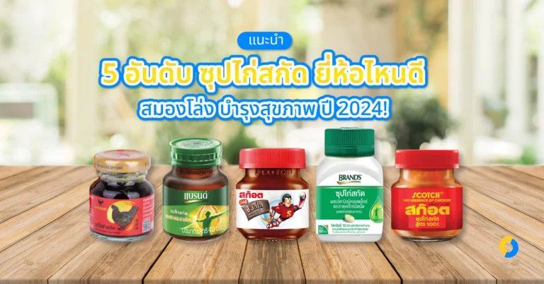 แนะนำ 5 อันดับ ซุปไก่สกัด ยี่ห้อไหนดี สมองโล่ง บำรุงสุขภาพ ปี 2024!