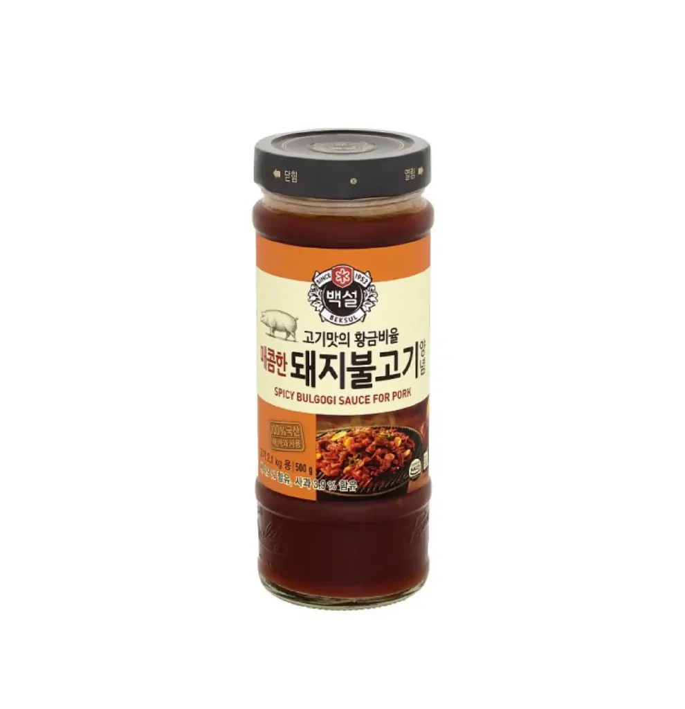 CJ Spicy Bulgogi Sauce for pork 500g.