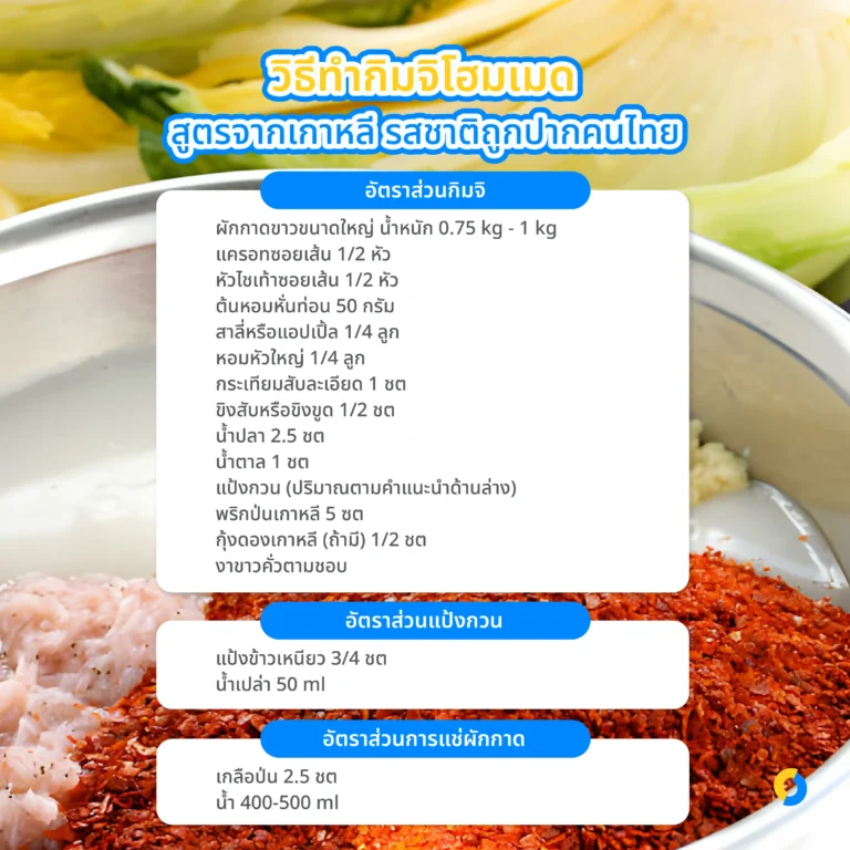 วิธีทำกิมจิโฮมเมด สูตรจากเกาหลี รสชาติถูกปากคนไทย
