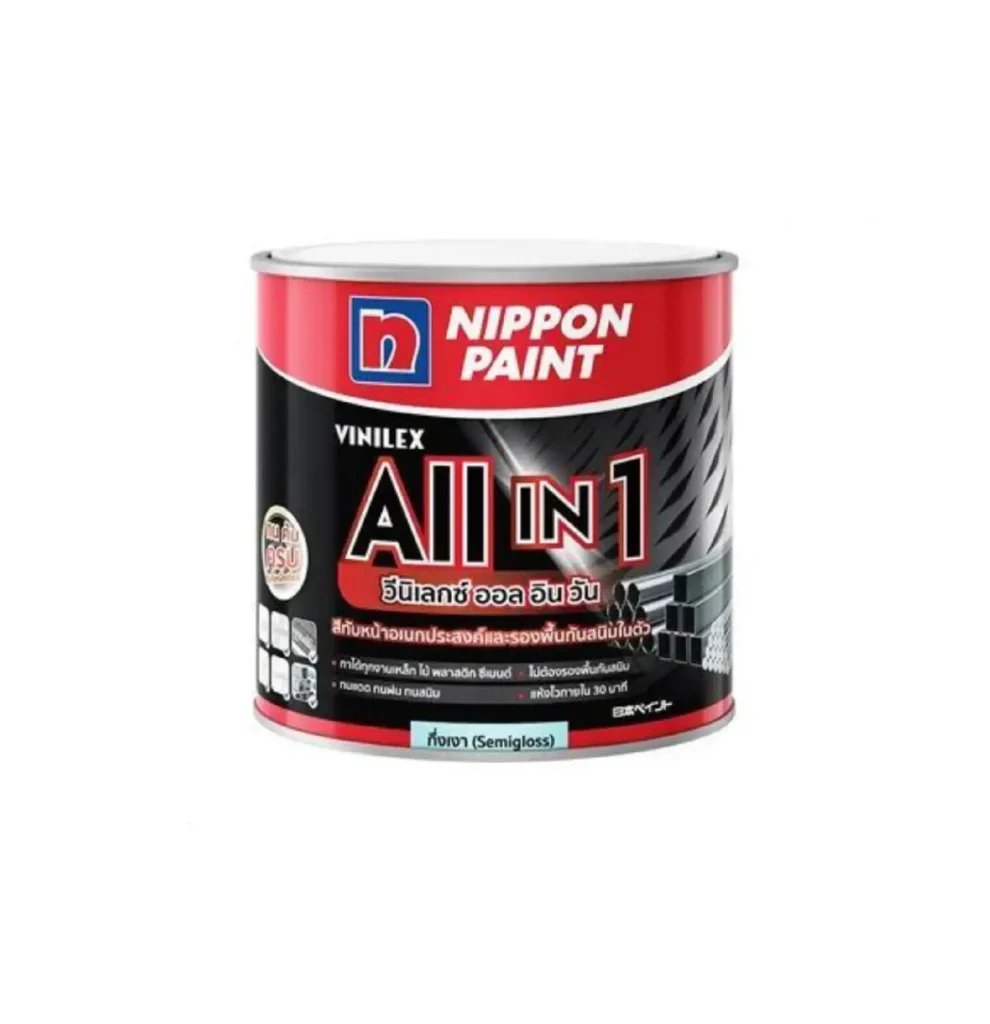 นิปปอน วีนิเล็กซ์ all in 1 สีทับหน้าอเนกประสงค์และรองพื้นกันสนิม