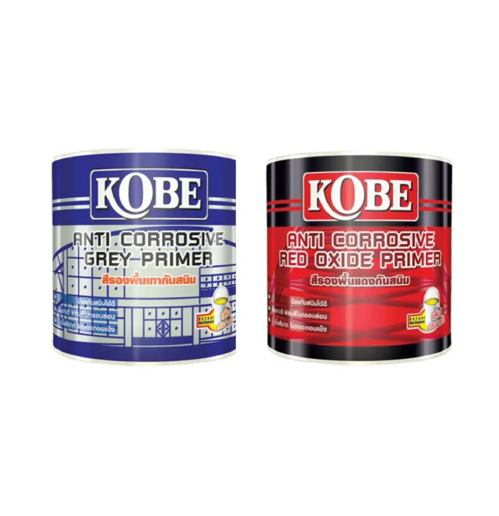 สีรองพื้นกันสนิม KOBE (โกเบ) สีทากันสนิมเทา